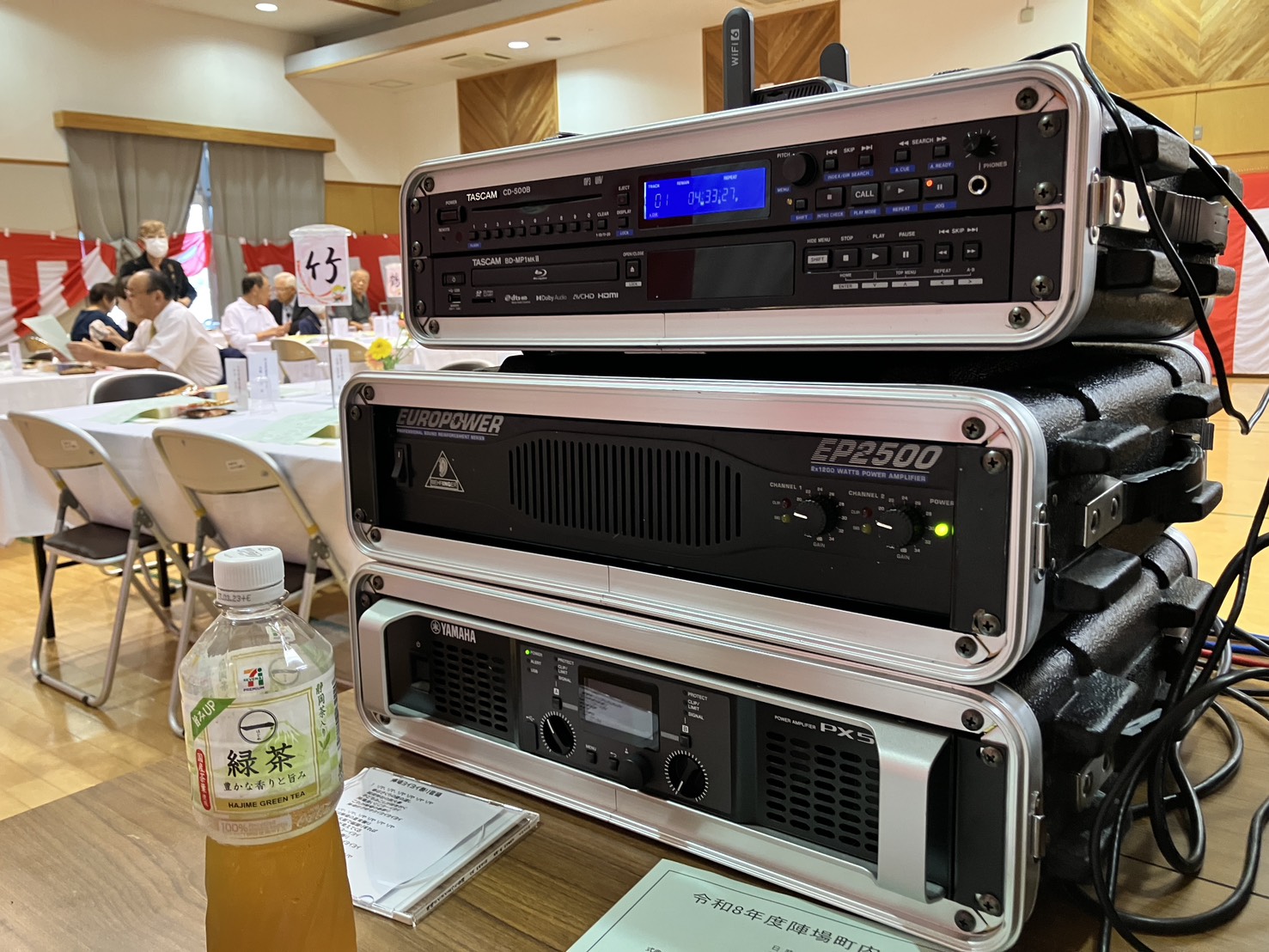 山形市陣場町内会ステージ音響